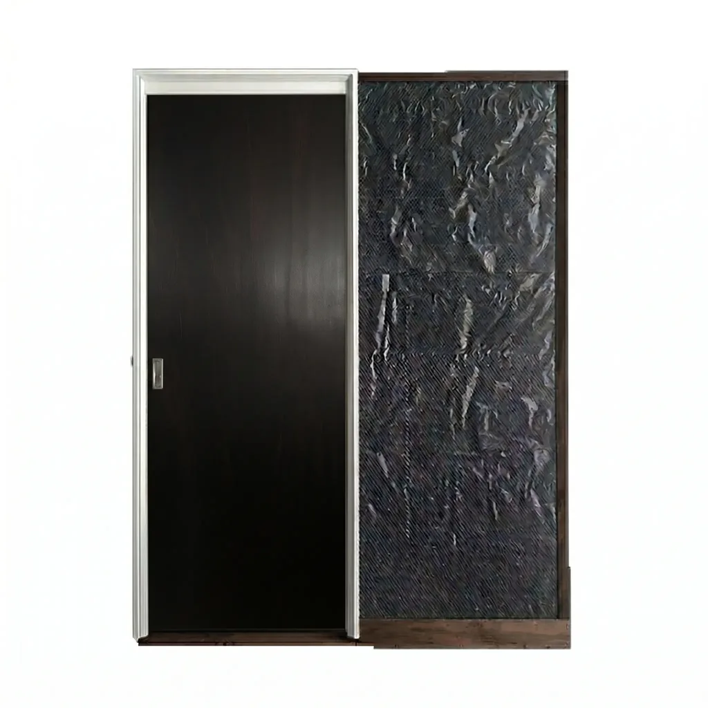 PUERTA DE EMBUTIR PINO LUSTRADO (Wengue)