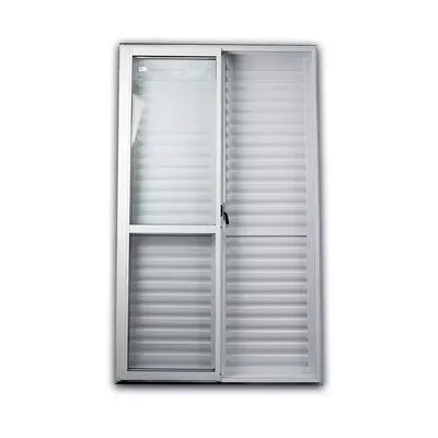 PUERTA VENTANA CON UMBRAL TRANSITABLE VID. ENT. Y CELOSIA DE ABRIR
