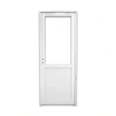 PUERTA 36MM TAB TUBULAR 1/2 VIDRIO ENTERO (GOLD)